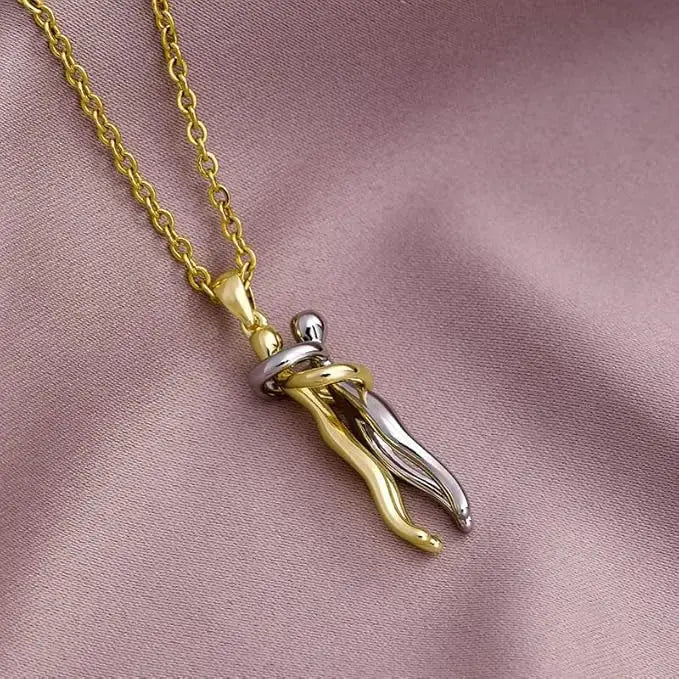 Collar del Abrazo + Tarjeta con Mensaje y Caja de Regalo Gratis