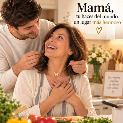 Collar Mariposa Para Mamá