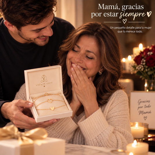 Pulseras Corazón Para Mamá