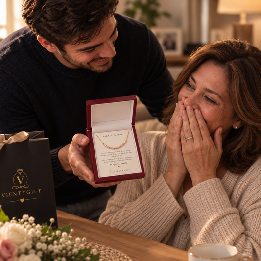 Collar Morse Code para Mamá ❤️ – Un Mensaje Secreto de Amor
