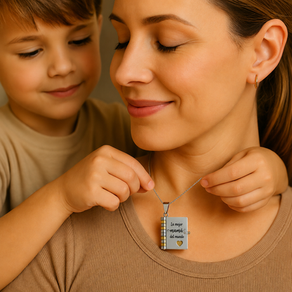 Collar Vínculo Eterno — "Mejor Mamá del Mundo"