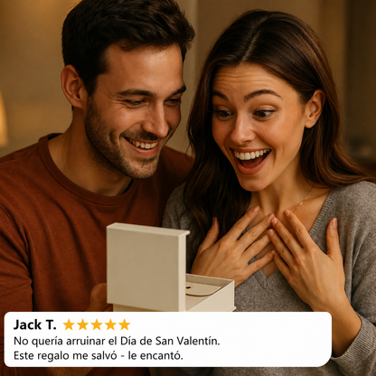 Collar del Abrazo + Tarjeta con Mensaje y Caja de Regalo Gratis