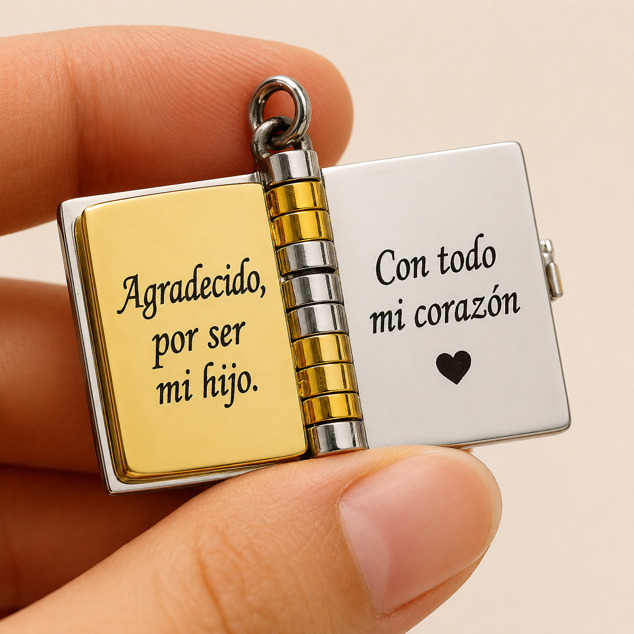 Eternal Words Necklace – Hidden Message Locket for Mom