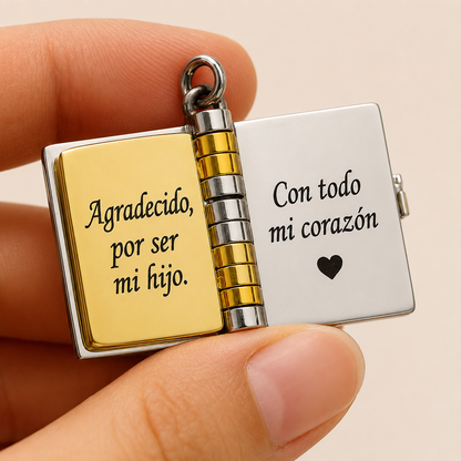 Eternal Words Necklace – Hidden Message Locket for Mom