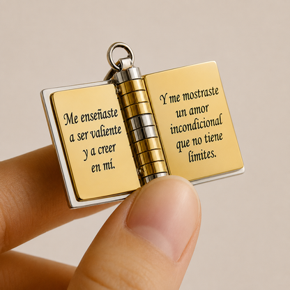Eternal Words Necklace – Hidden Message Locket for Mom