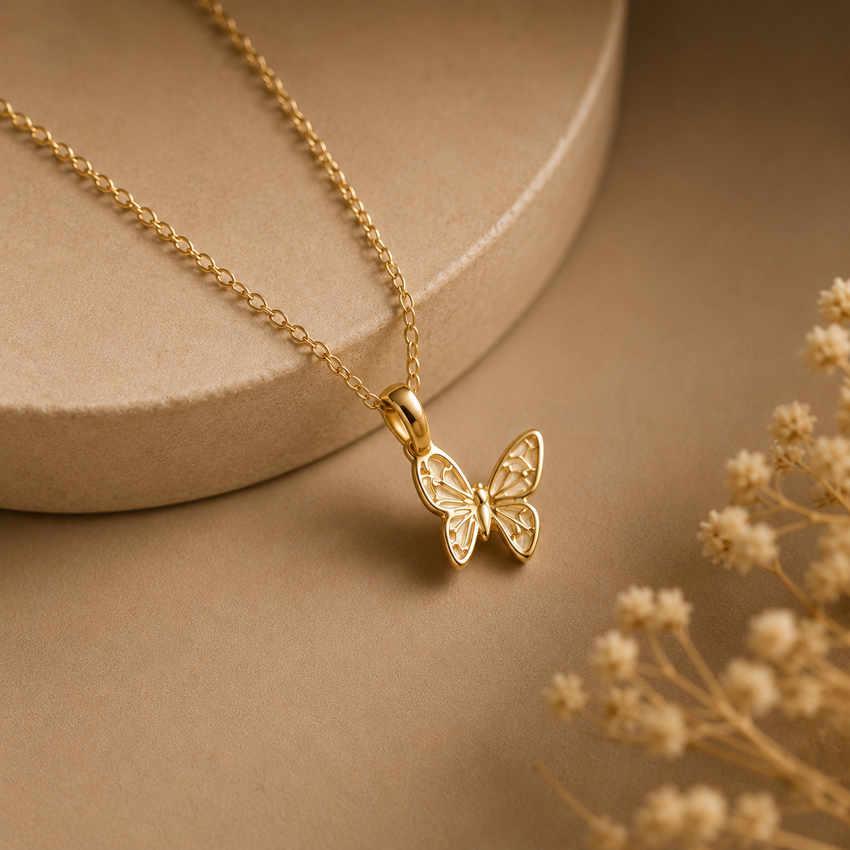 Collar Mariposa Para Ella