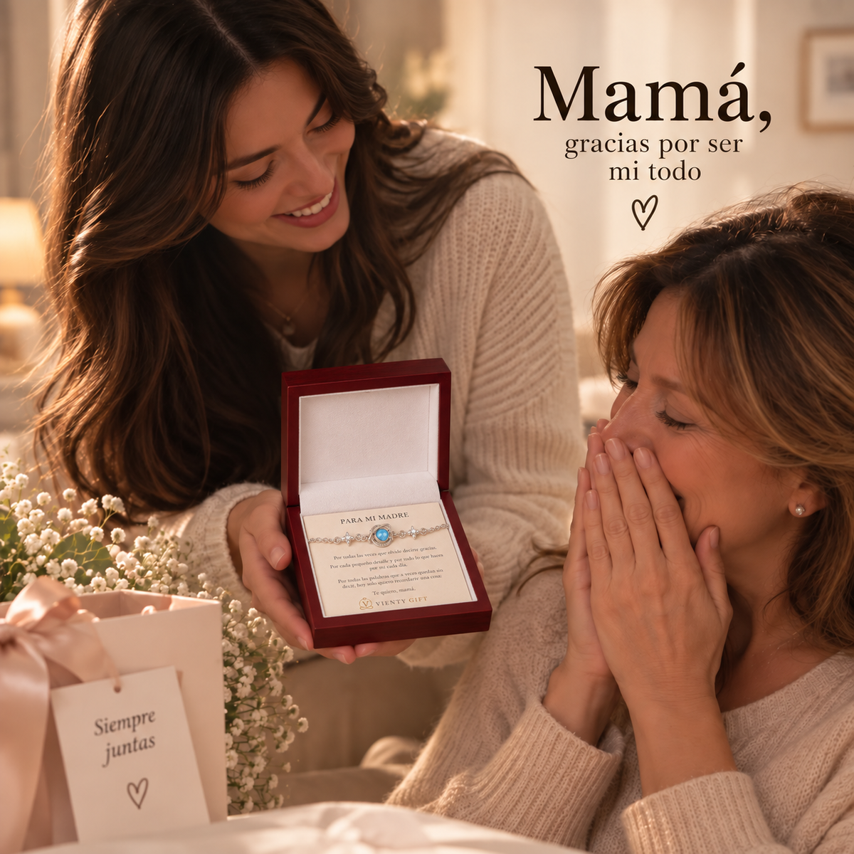 Pulsera para Mamá ❤️ – Un Regalo que Lleva Todo Mi Amor