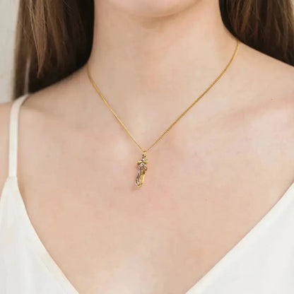 Collar del Abrazo + Tarjeta con Mensaje y Caja de Regalo Gratis