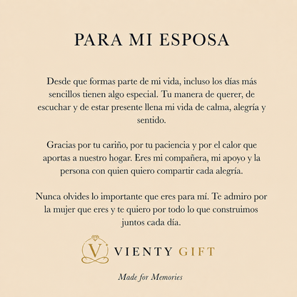 Collar para Esposa ❤️ – Un Regalo Lleno de Amor y Gratitud